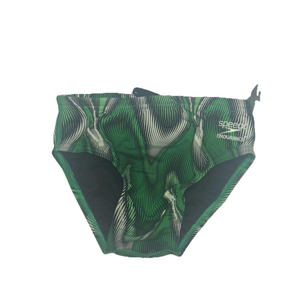 Speedo Endurance+ Swim Brief Team Bright Green Men’s Size 26 NWT
